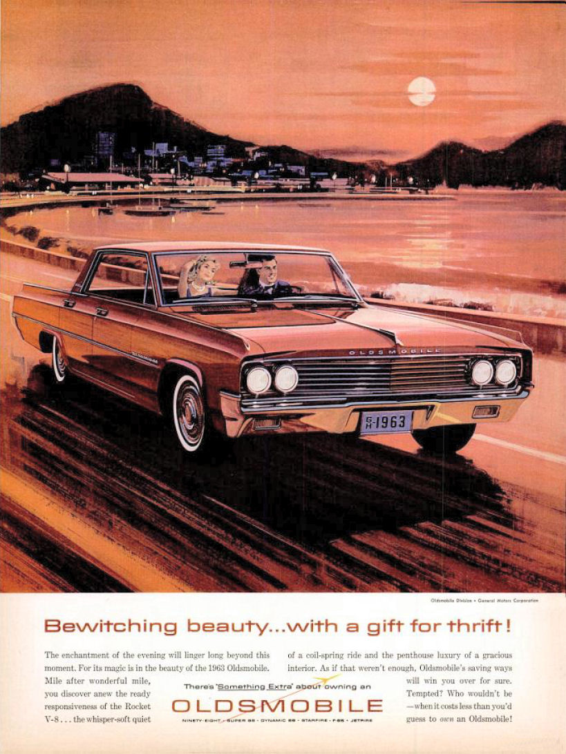 1963 Oldsmobile Auto Advertising